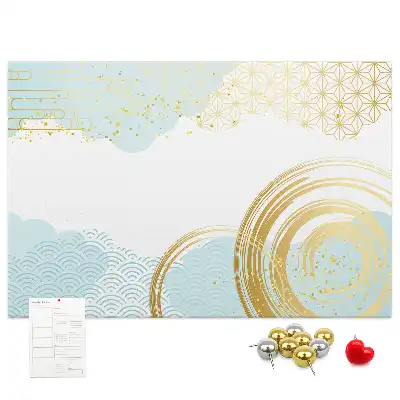 Cork memo board Decorative pattern