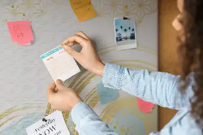 Decorative Pattern Cork Memo Board