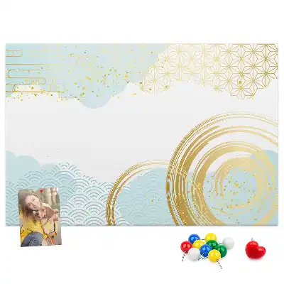 Cork memo board Decorative pattern