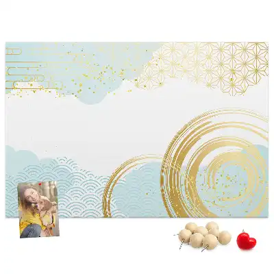 Decorative Pattern Cork Memo Board