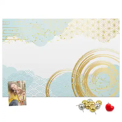 Decorative Pattern Cork Memo Board