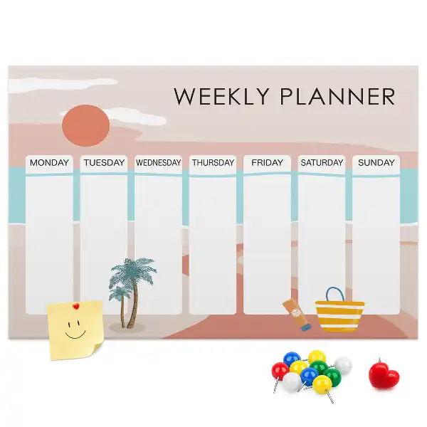 Cork Weekly Planner Memo Board
