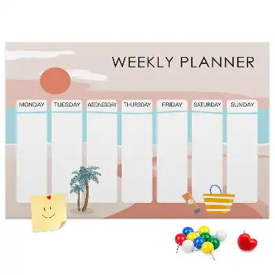 Cork Weekly Planner Memo Board