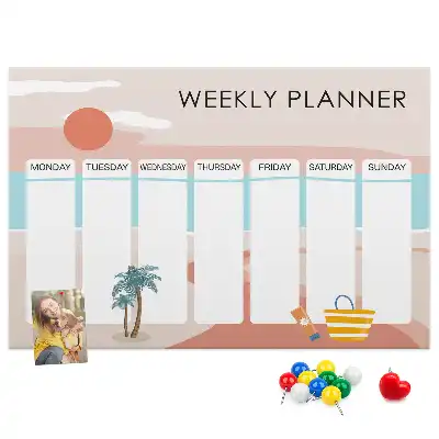 Cork Weekly Planner Memo Board