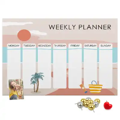 Cork Weekly Planner Memo Board