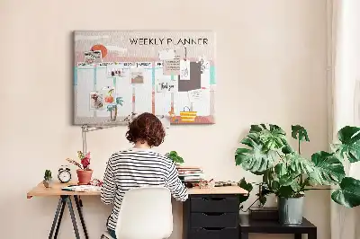 Cork Weekly Planner Memo Board