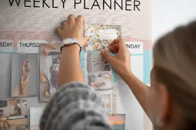 Cork Weekly Planner Memo Board