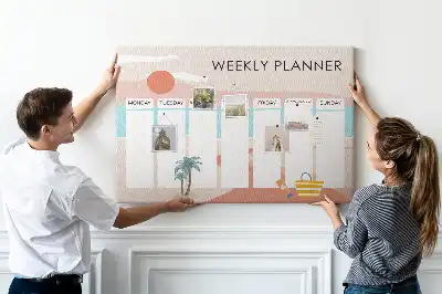 Cork Weekly Planner Memo Board