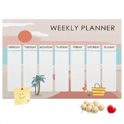 Cork Weekly Planner Memo Board