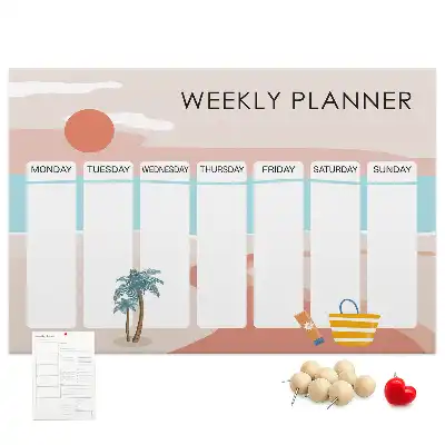 Cork Weekly Planner Memo Board