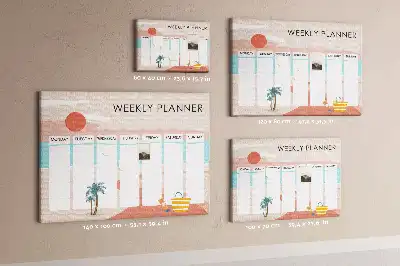 Cork Weekly Planner Memo Board