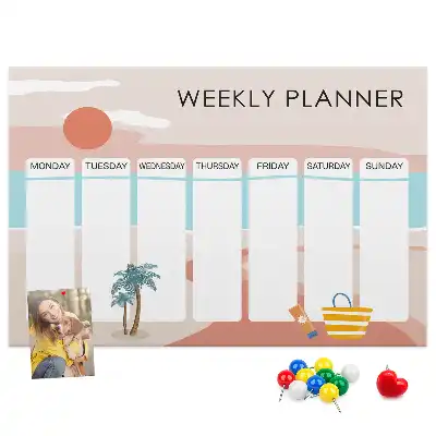 Cork Weekly Planner Memo Board