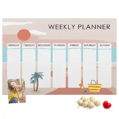 Cork Weekly Planner Memo Board