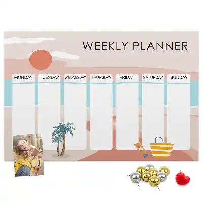 Cork Weekly Planner Memo Board