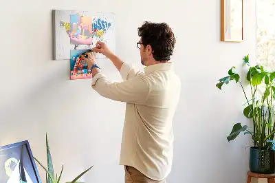 Printed World Map Cork Memo Board