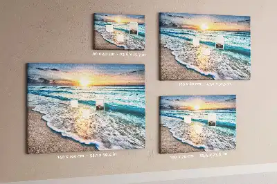 Beach and sea sand cork memo board