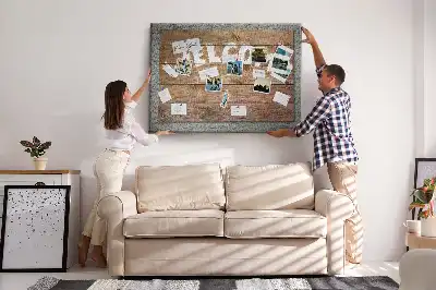 Printed Cork Welcome Board