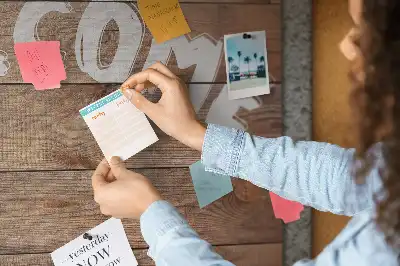 Printed Cork Board Welcome board