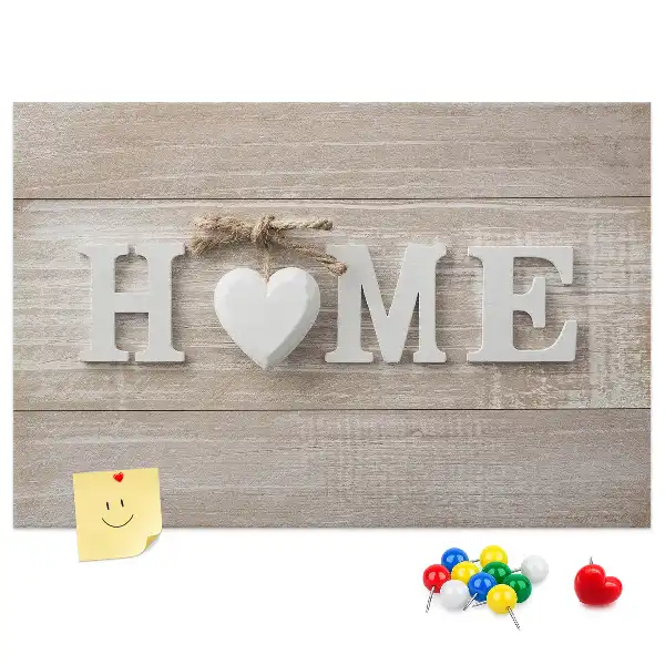 Printed Home Cork Board