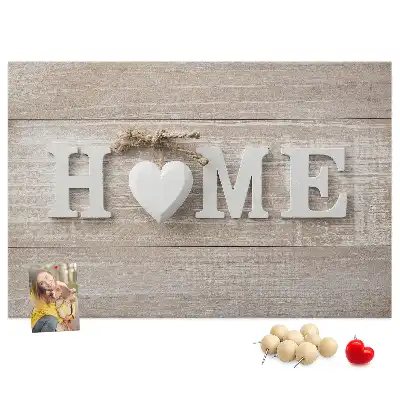 Printed Home Cork Board