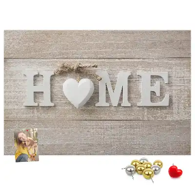 Printed Home Cork Board