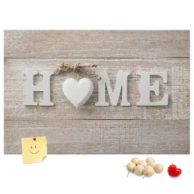 Printed Home Cork Board