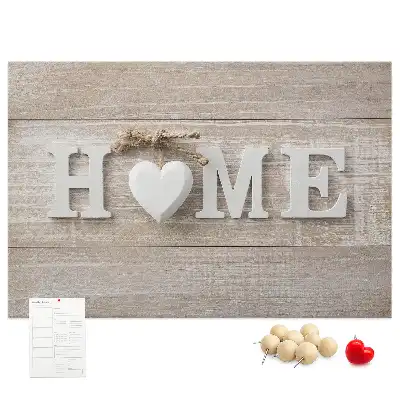 Printed Home Cork Board