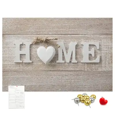 Printed Home Cork Board