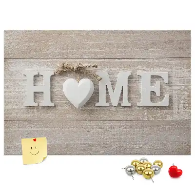Printed Home Cork Board