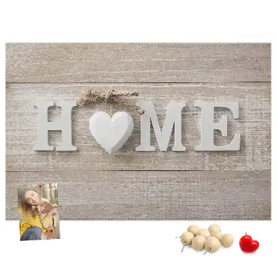 Printed Home Cork Board