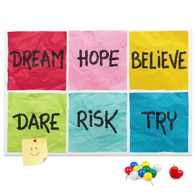 Cork memo board Motivational board