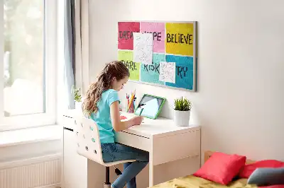 Motivational Cork Memo Board