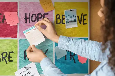 Cork memo board Motivational board