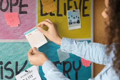 Motivational Cork Memo Board