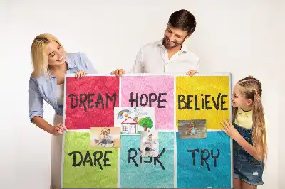 Motivational Cork Memo Board