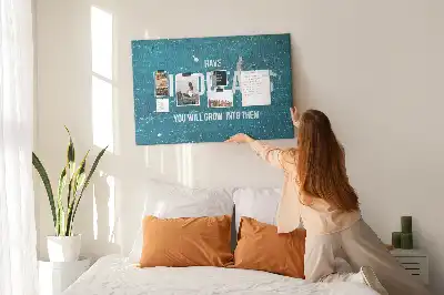 Motivational Printed Cork Board
