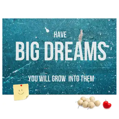 Motivational Printed Cork Board