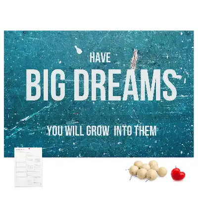 Motivational Printed Cork Board