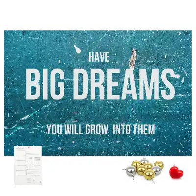 Motivational Printed Cork Board