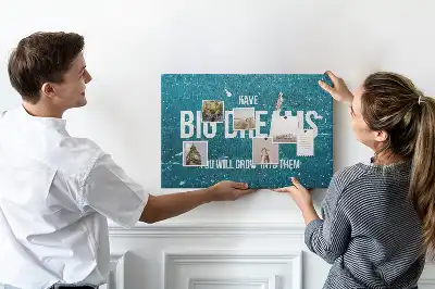 Motivational Printed Cork Board
