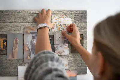 Printed Family Lettering Cork Board