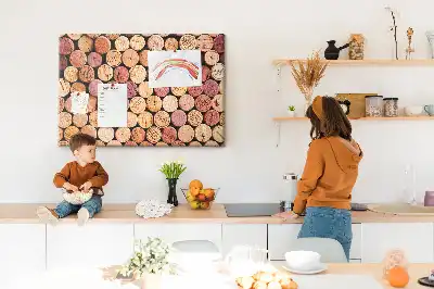 Printed Cork Board with Wine Cork Design