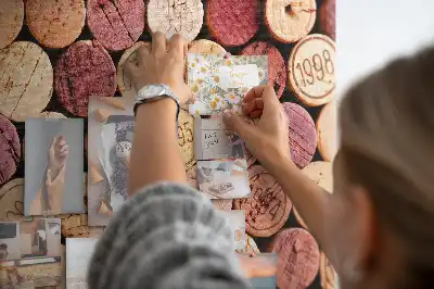 Printed Cork Board with Wine Cork Design