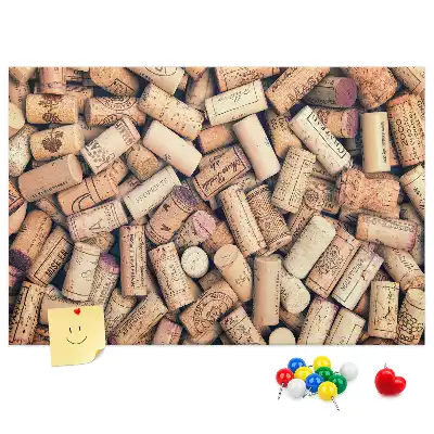 Cork memo board Wine corks