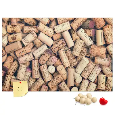 Cork memo board Wine corks