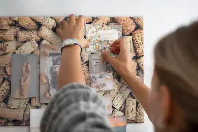 Cork memo board Wine corks