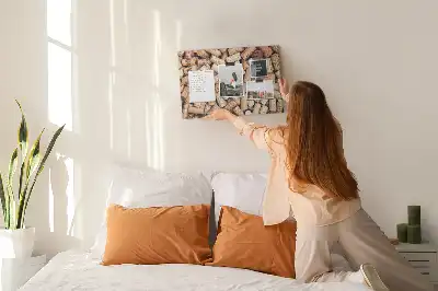 Cork memo board Wine corks