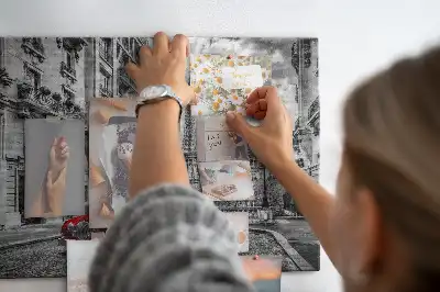 Printed Cork Memo Board Old car city