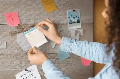 Love lettering cork memo board