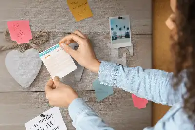 Love lettering cork memo board